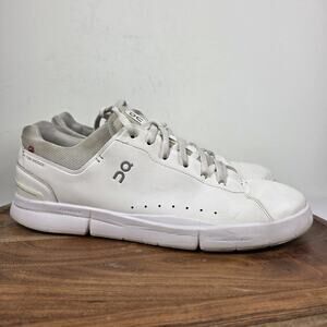 On The Roger Advantage All White Mens White Size 14 Athletic Tennis Shoes PWLOK